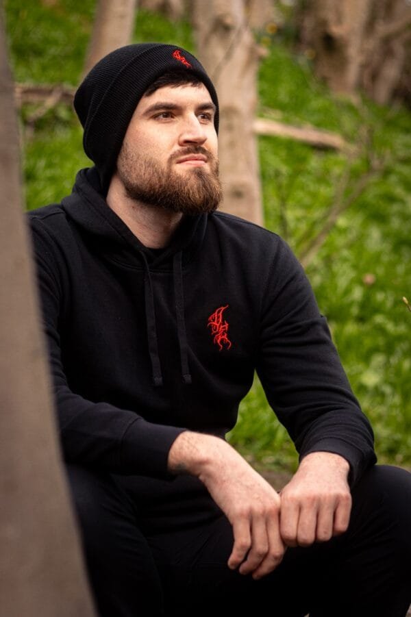 Undiscovered element red sigil beanie - Image 3