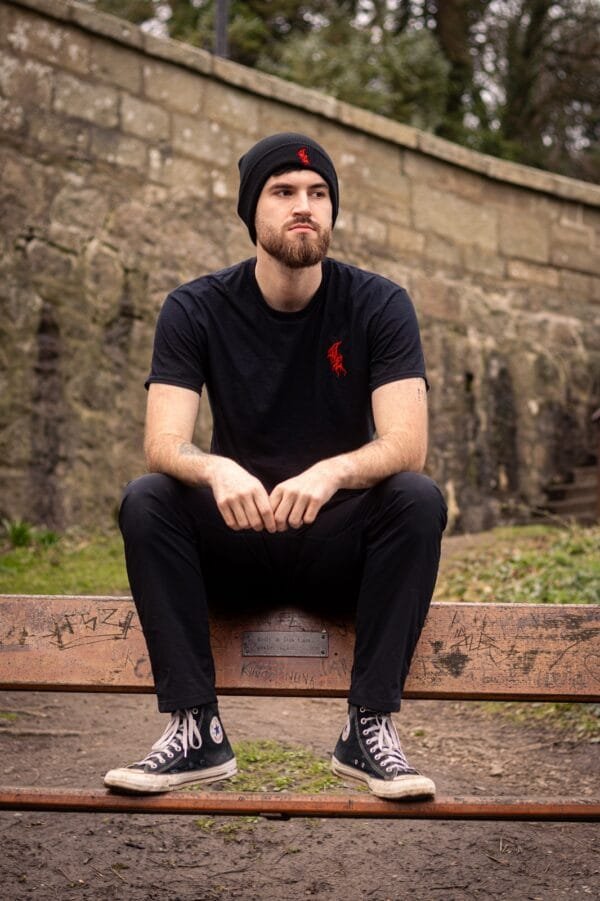 Undiscovered element red sigil beanie - Image 2